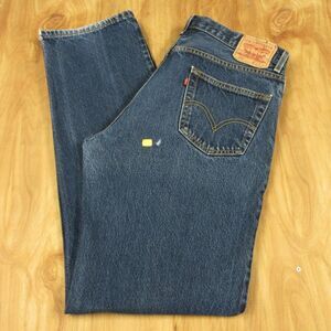 LEVI'S 550 Relaxed Fit Jeans Mens 36x36 Slightly Baggy Y2K VINTAGE Blue Denim 1